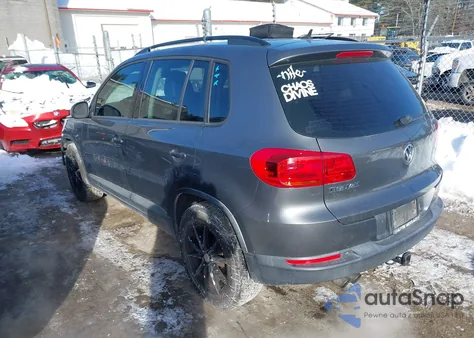 2016 Volkswagen Tiguan S from USA, damaged, VIN WVGAV7AX9GW554005